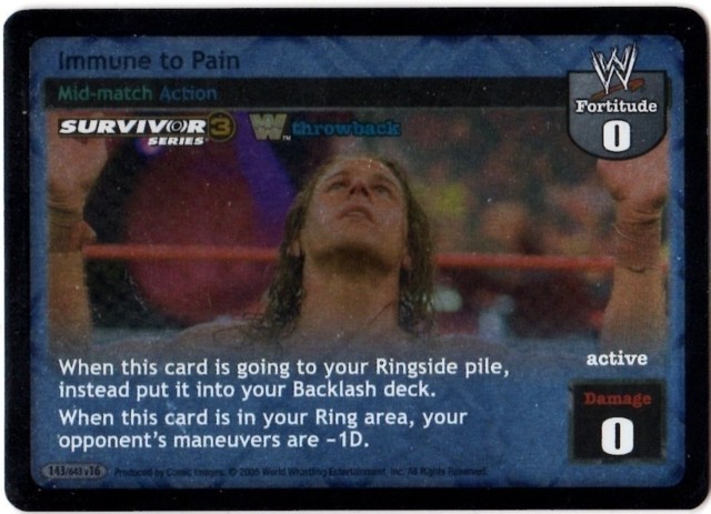 Immune to Pain (Throwback) (SS3) Foil
